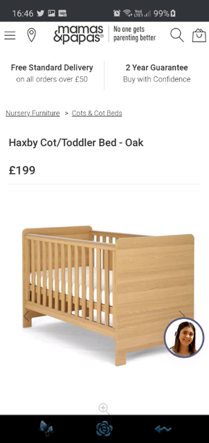 mamas and papas haxby cot bed instructions